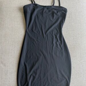 SPANX Black Strapless Dress